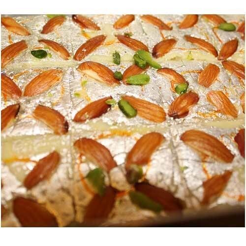 khoya kaju Badam barfi